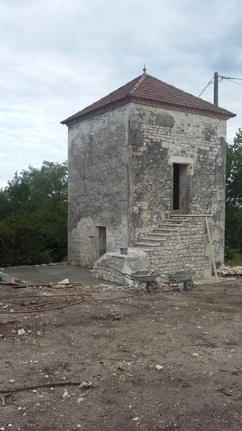 Rénovation pigeonnier à Moissac