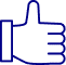 Composition abstraite : un large bloc bleu marine à gauche et une bordure blanche ornée de motifs géométriques en demi-cercles liés à droite.